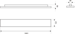 картинка Светодиодный встраиваемый светильник ППО 156–1000–Экос 36W