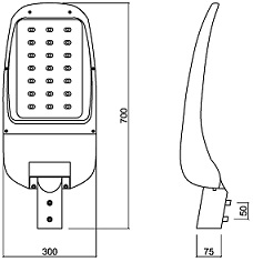 картинка Светодиодный консольный светильник ПКУ 464–3070 Баланс 95W