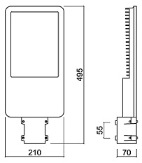 картинка Светодиодный консольный светильник ПКУ 465–3070 Баланс 40W