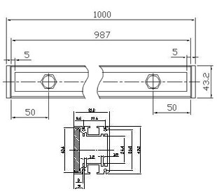 картинка Светодиодный линейный светильник ПБУ 509 40W 2000mm
