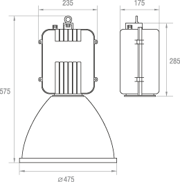 картинка Подвесной светильник ГСП 19–002 400W