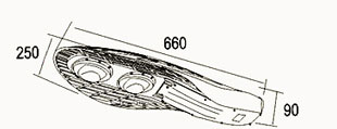 картинка Светодиодный консольный светильник ПКУ 824–001 60W